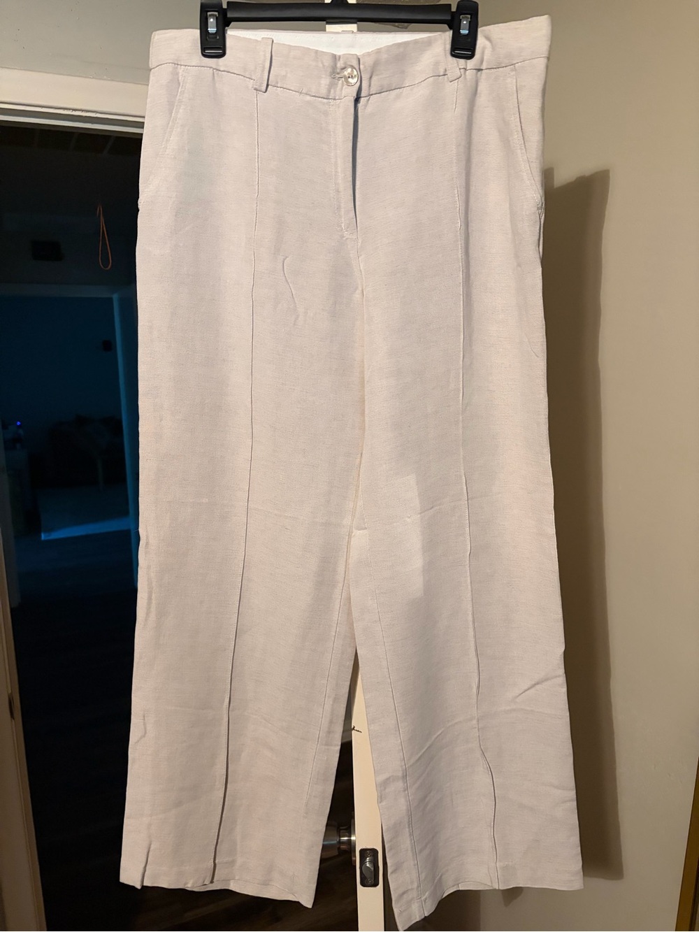 H&M Linen-Blend Trousers